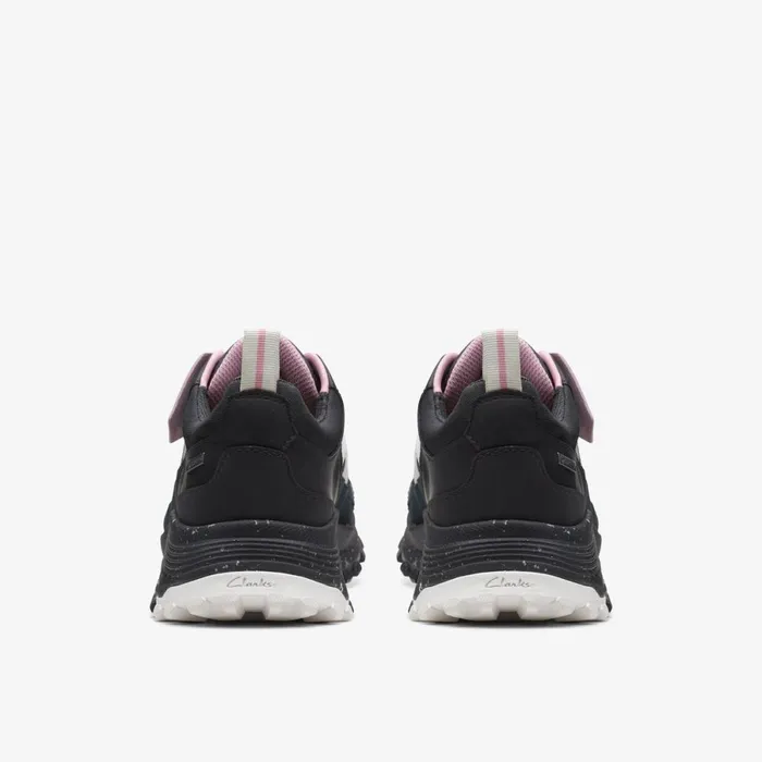 Clarks Black Shoes Atl Trek Path GoreTex Black Combination 8211 Women
