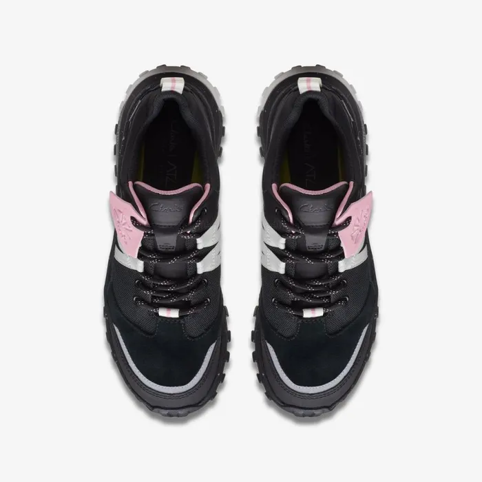 Clarks Black Shoes Atl Trek Path GoreTex Black Combination 8211 Women
