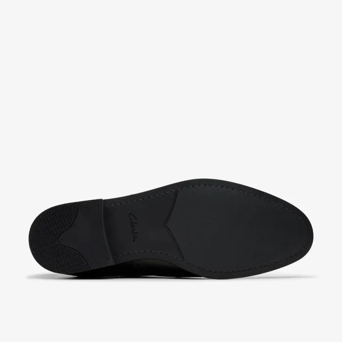 Clarks Black Shoes Brandon Limit Brogue Black Leather 8211 Men