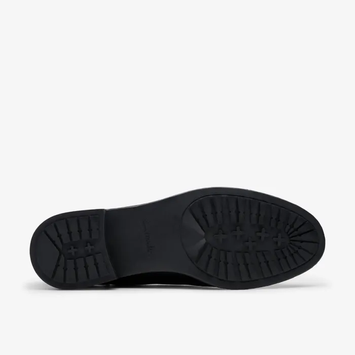 Clarks Black Shoes Havisham Edge Loafer Black Leather 8211 Women
