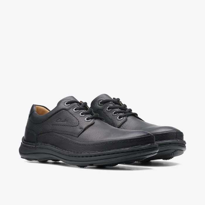 Clarks Black Shoes Nature Three Black Leather 8211 Men Clarks Black Shoes Nature Three Black Leather 8211 Men