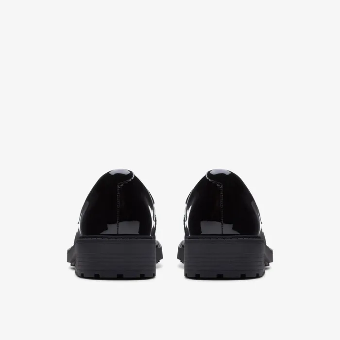 Clarks Black Shoes Orinoco 2 Penny Loafer Black Patent 8211 Women