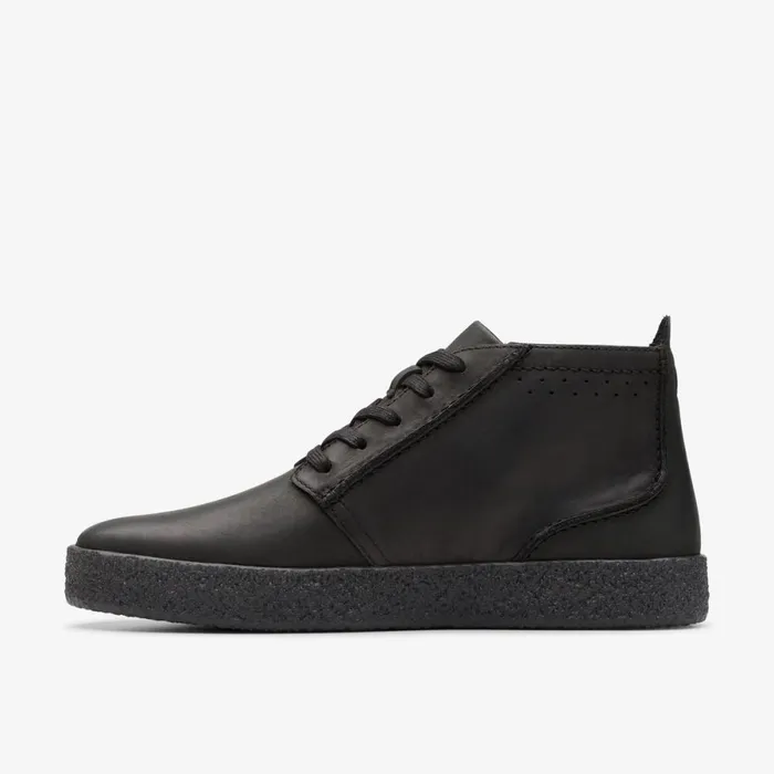 Clarks Black Shoes Streethill Mid Black 8211 Men