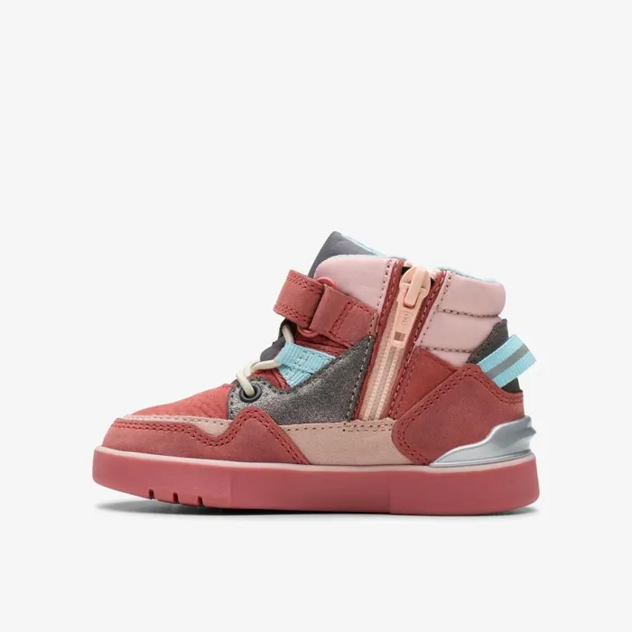 Clarks Boots Oslo Hiker Toddler Pink Combination 8211 Kids