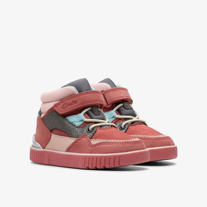 Clarks Boots Oslo Hiker Toddler Pink Combination 8211 Kids