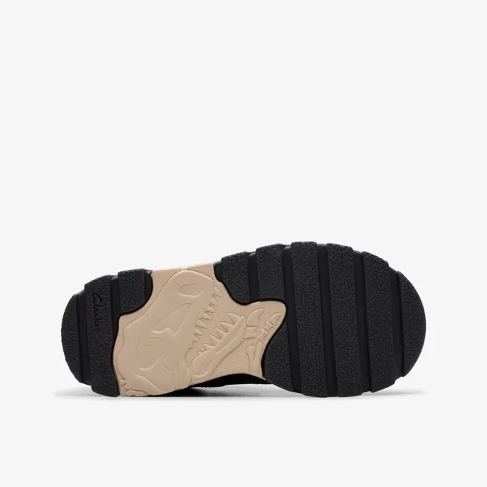 Clarks Boots Steggy 2 Glow Black Leather 8211 Kids