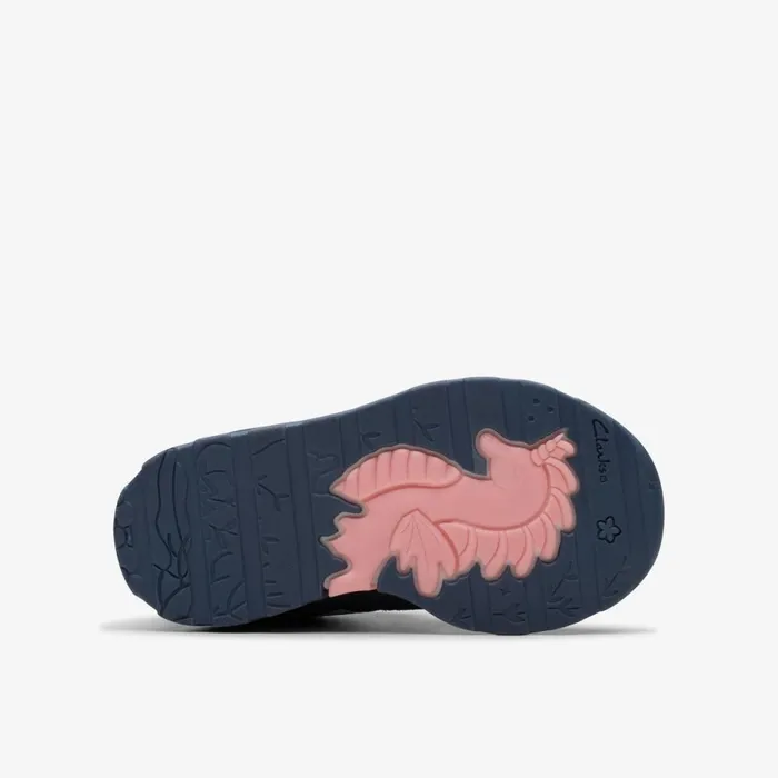 Clarks Boots Tidal 2 Glow Toddler Navymulticolour 8211 Kids