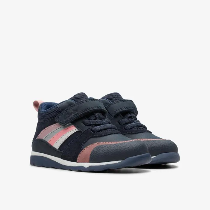 Clarks Boots Tidal 2 Glow Toddler Navymulticolour 8211 Kids
