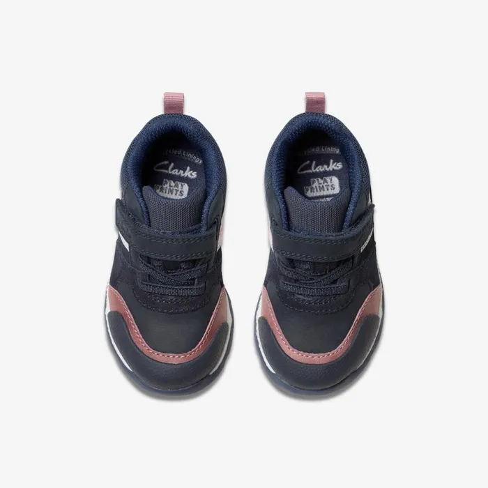 Clarks Boots Tidal 2 Glow Toddler Navymulticolour 8211 Kids