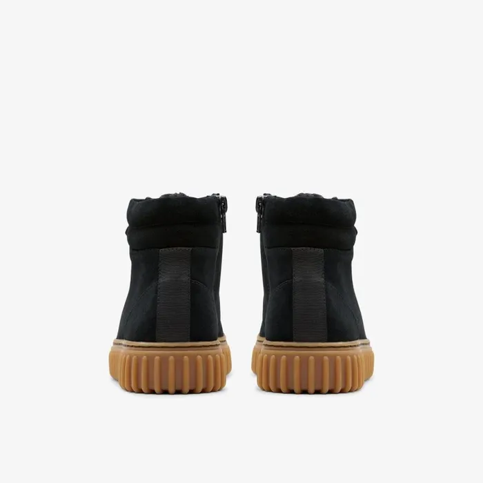 Clarks Boots Torhill Hi Older Black Suede 8211 Kids