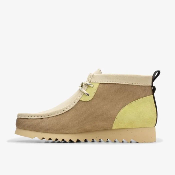 Clarks Brown Boots Wallabee 2 Ftre Ecru Combination 8211 Men