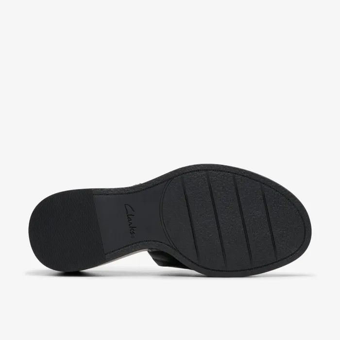 Clarks Heels Manon Glide Black Leather 8211 Women