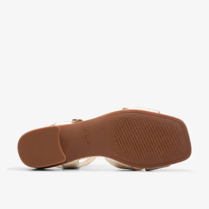 Clarks Heels Serina 35 Cross Champagne Leather 8211 Women