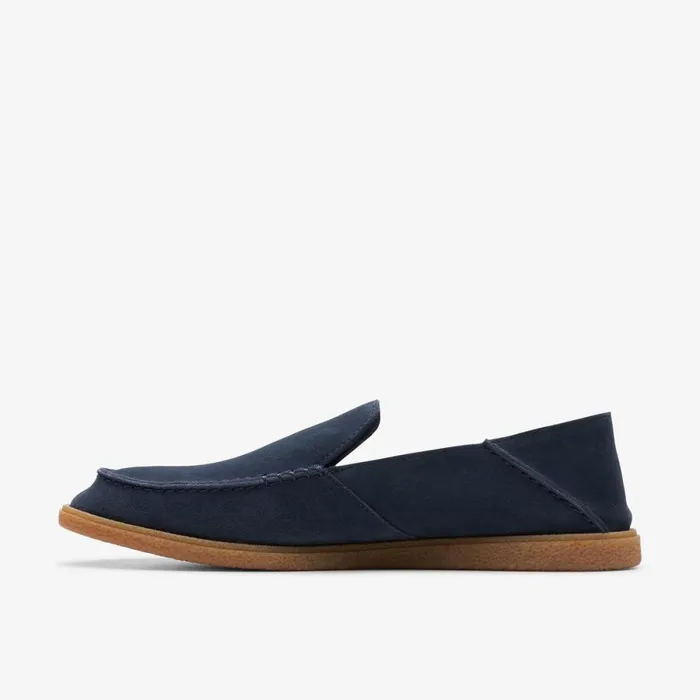 Clarks Loafers Clark Bay Step Loafer Navy Suede 8211 Men