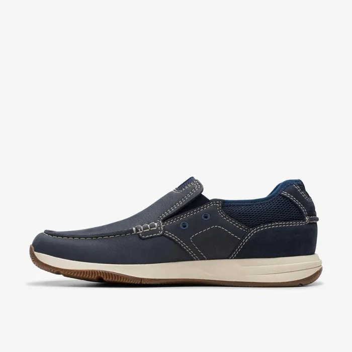 Clarks Loafers Sailview Step Loafer Navy Nubuck 8211 Men