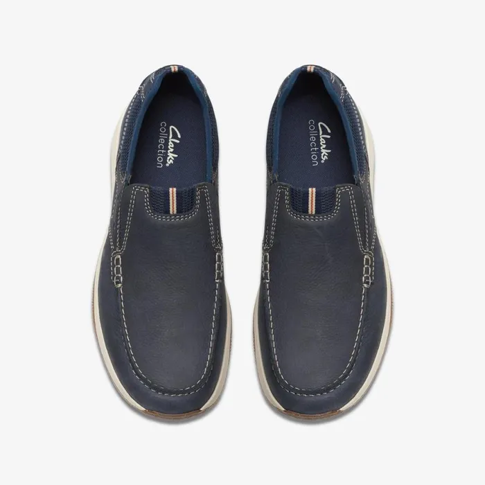 Clarks Loafers Sailview Step Loafer Navy Nubuck 8211 Men