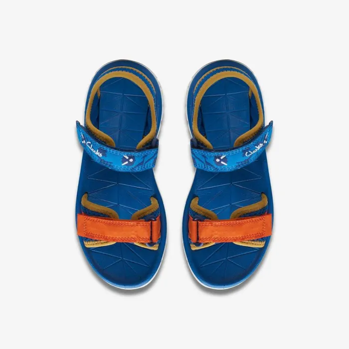Clarks Sandals Surfing Tide Blue 8211 Kids