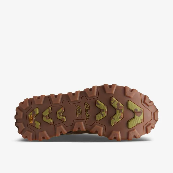 Clarks Trainers Atl Trek Run GoreTex Dark Olive 8211 Men