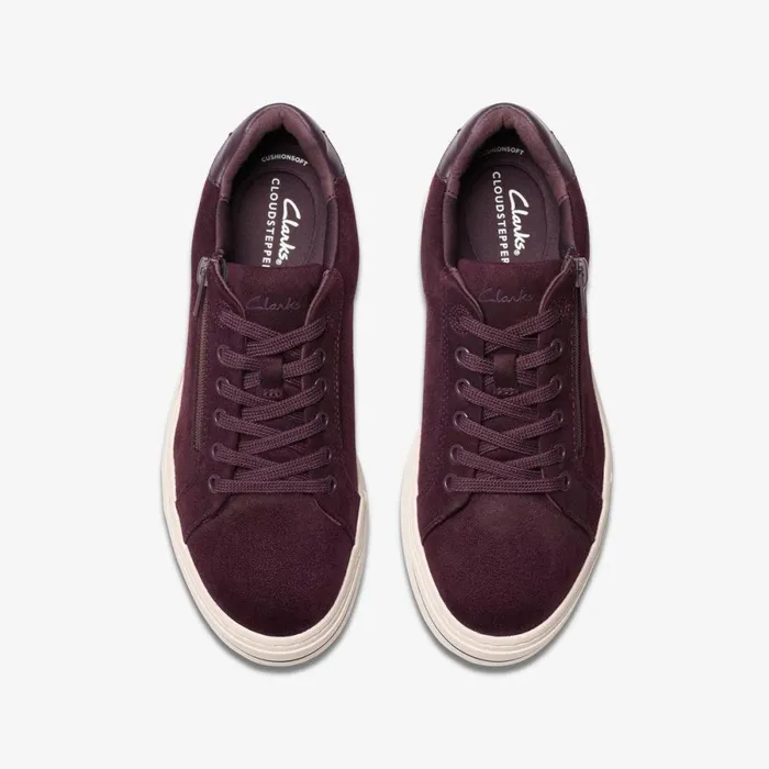 Clarks Trainers Audreigh Sky Plum 8211 Women