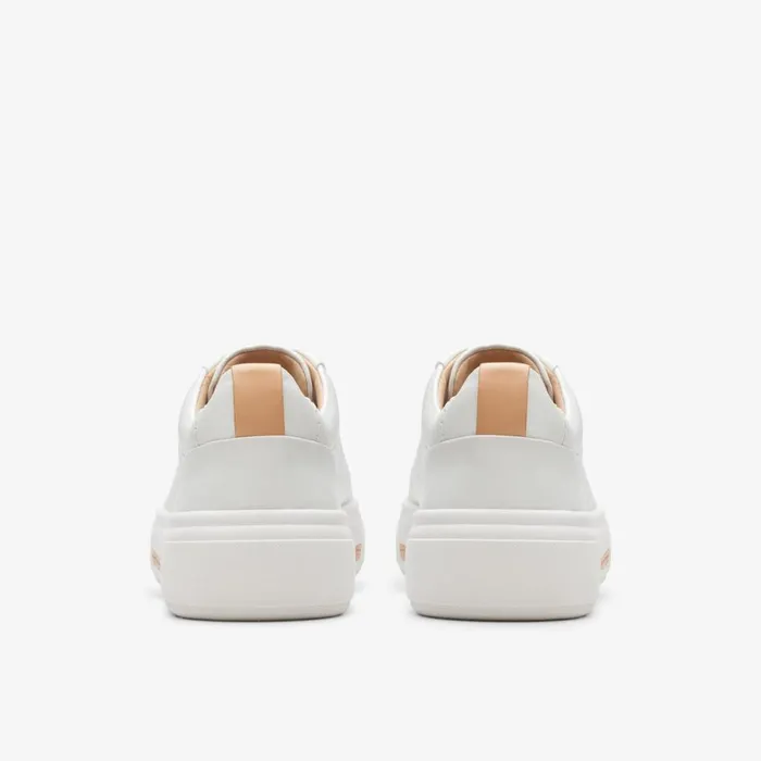 Clarks Trainers Hollyhock Walk Off White Leather 8211 Women