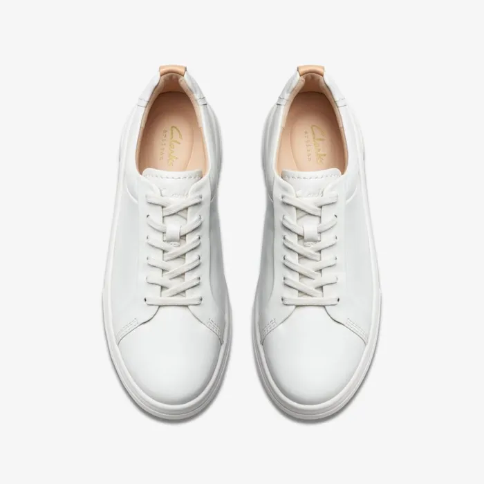 Clarks Trainers Hollyhock Walk Off White Leather 8211 Women