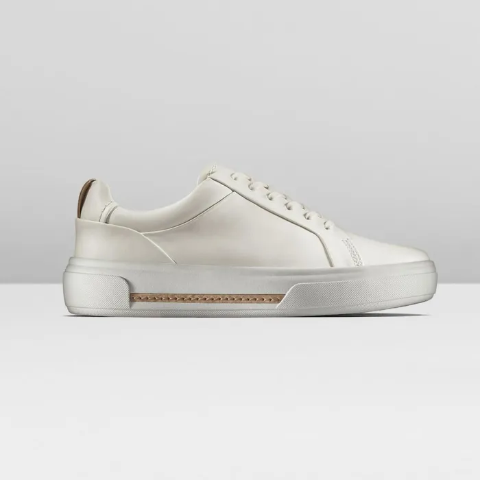 Clarks Trainers Hollyhock Walk Off White Leather 8211 Women