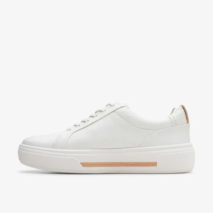 Clarks Trainers Hollyhock Walk Off White Leather 8211 Women