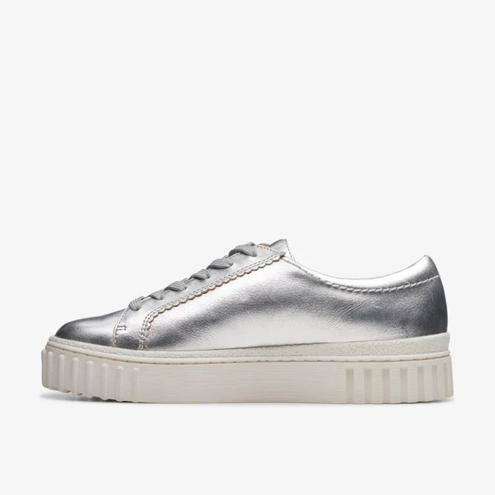 Clarks Trainers Mayhill Walk Silver Metallic 8211 Women