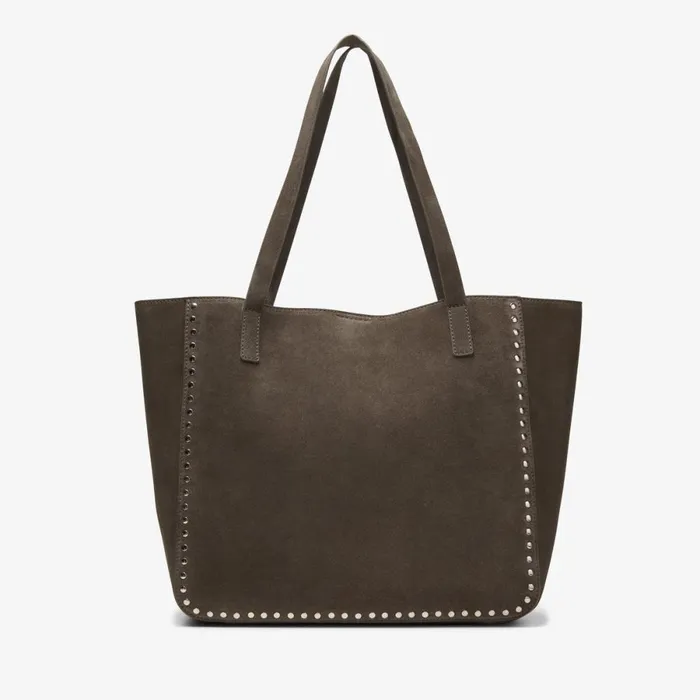 Clarks Women039s Bags Utility Tote Dark Grey Suede 8211 Women