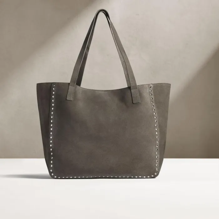 Clarks Women039s Bags Utility Tote Dark Grey Suede 8211 Women