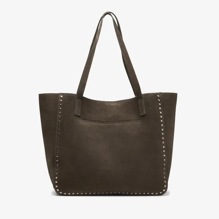 Clarks Women039s Bags Utility Tote Dark Grey Suede 8211 Women