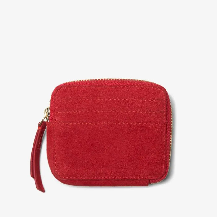 Clarks Women039s Purses Roslyn Small Red Suede 8211 Women