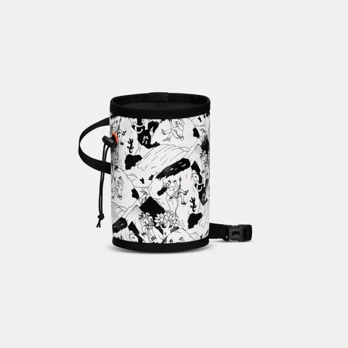 Climbing Equipment WomenMen Mammut Gym Print Chalk Bag Climbing Scene Aop