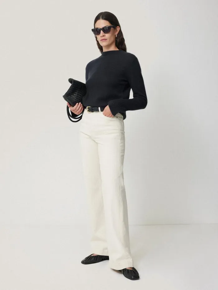 Cloud Cashmere Eldon Jumper Navy Women Jigsaw Knitwear and Cashmere