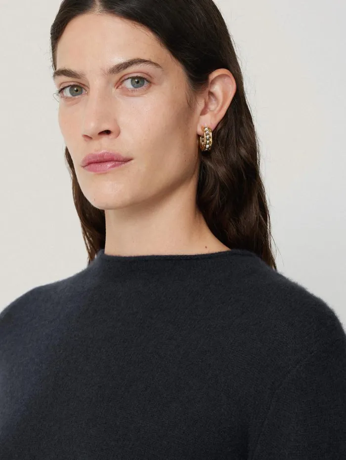 Cloud Cashmere Eldon Jumper Navy Women Jigsaw Knitwear and Cashmere