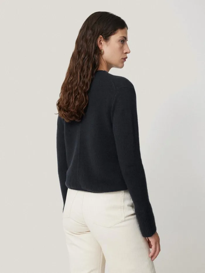Cloud Cashmere Eldon Jumper Navy Women Jigsaw Knitwear and Cashmere