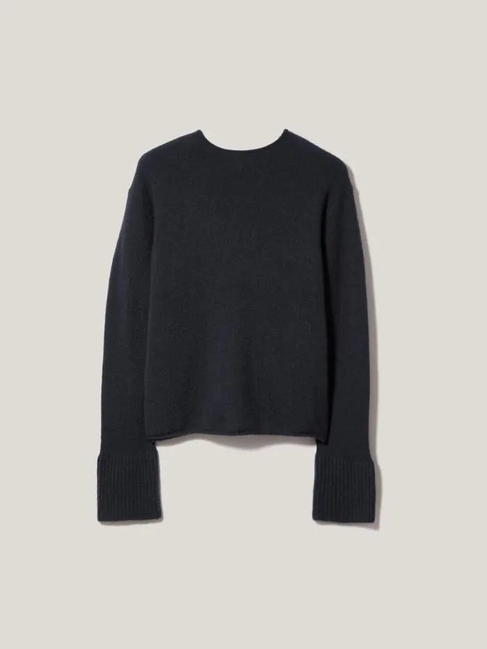 Cloud Cashmere Eldon Jumper Navy Women Jigsaw Knitwear and Cashmere