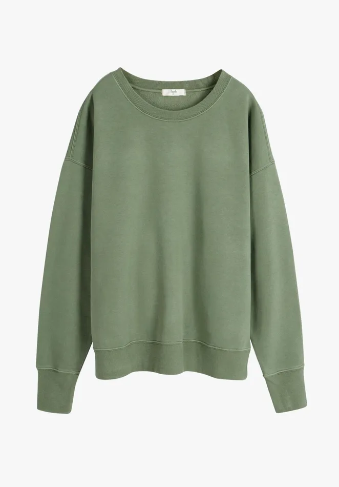 CoOrds Women Hush Lindsey Relaxed Sweatshirt Khaki Green