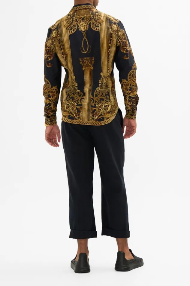 COLLARED LONG SLEEVE SHIRT ERA OF EMPIRES Era Of Empires Mens Camilla Shirts