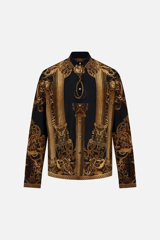 COLLARED LONG SLEEVE SHIRT ERA OF EMPIRES Era Of Empires Mens Camilla Shirts