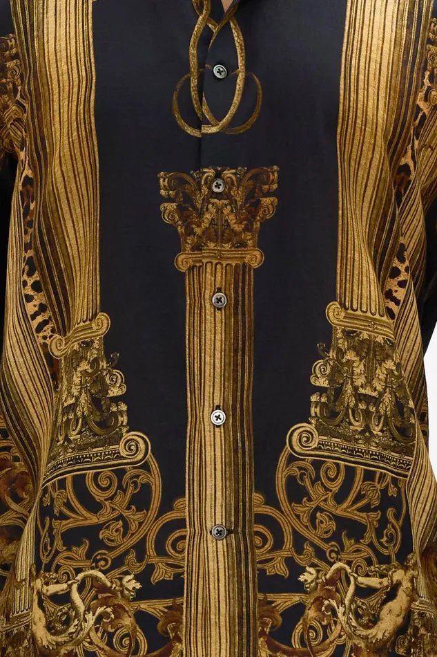 COLLARED LONG SLEEVE SHIRT ERA OF EMPIRES Era Of Empires Mens Camilla Shirts