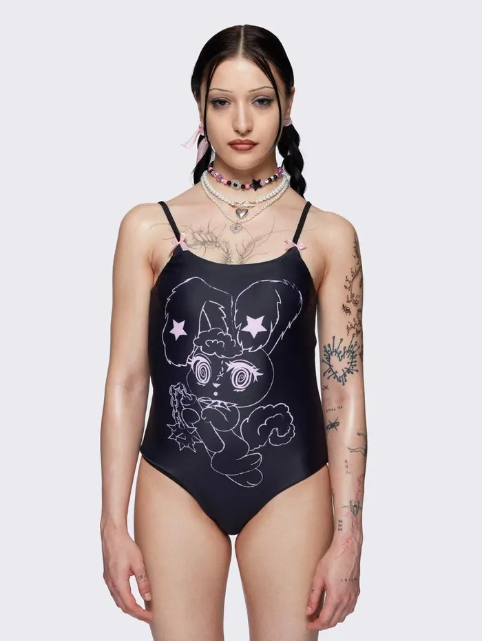 Corsage Cuteness LaceUp Swimsuit Women Minga London Swimwear