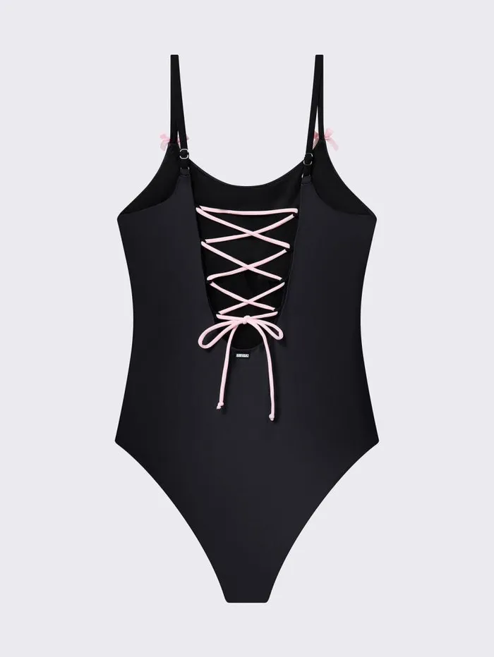 Corsage Cuteness LaceUp Swimsuit Women Minga London Swimwear