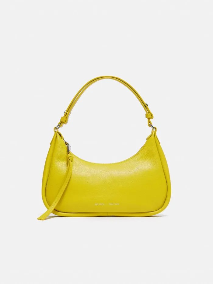 Crescent Bag Small Yellow Women Jigsaw Bags