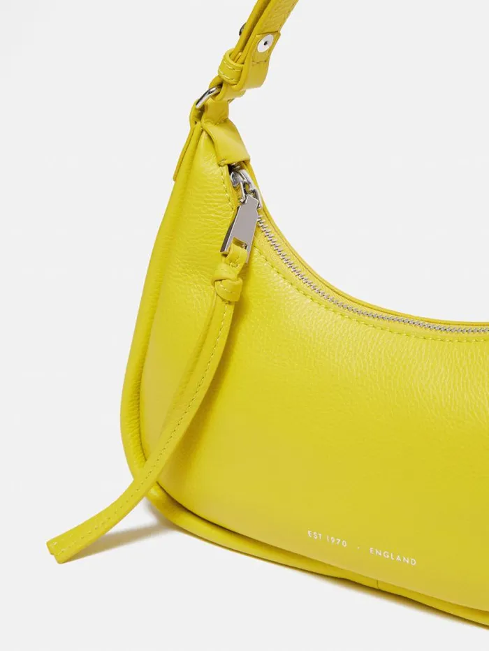 Crescent Bag Small Yellow Women Jigsaw Bags