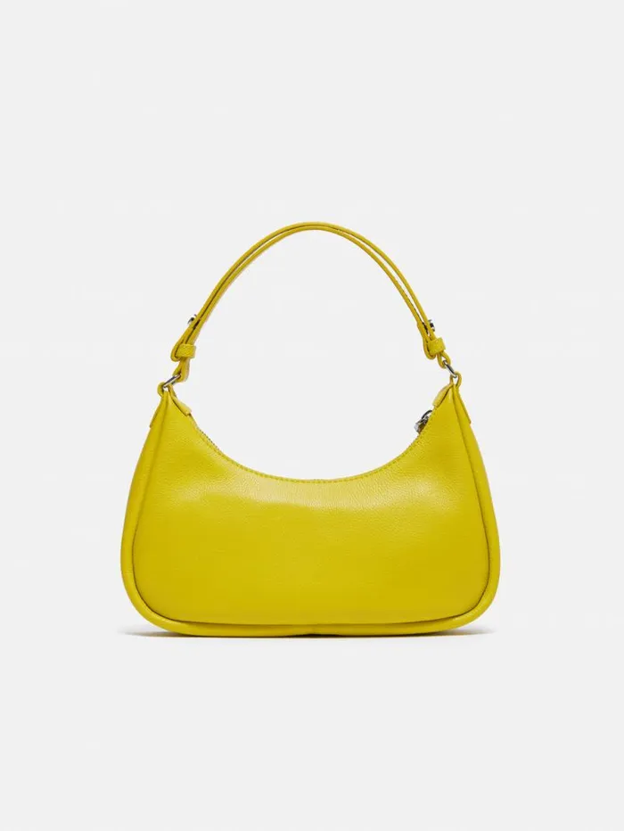 Crescent Bag Small Yellow Women Jigsaw Bags