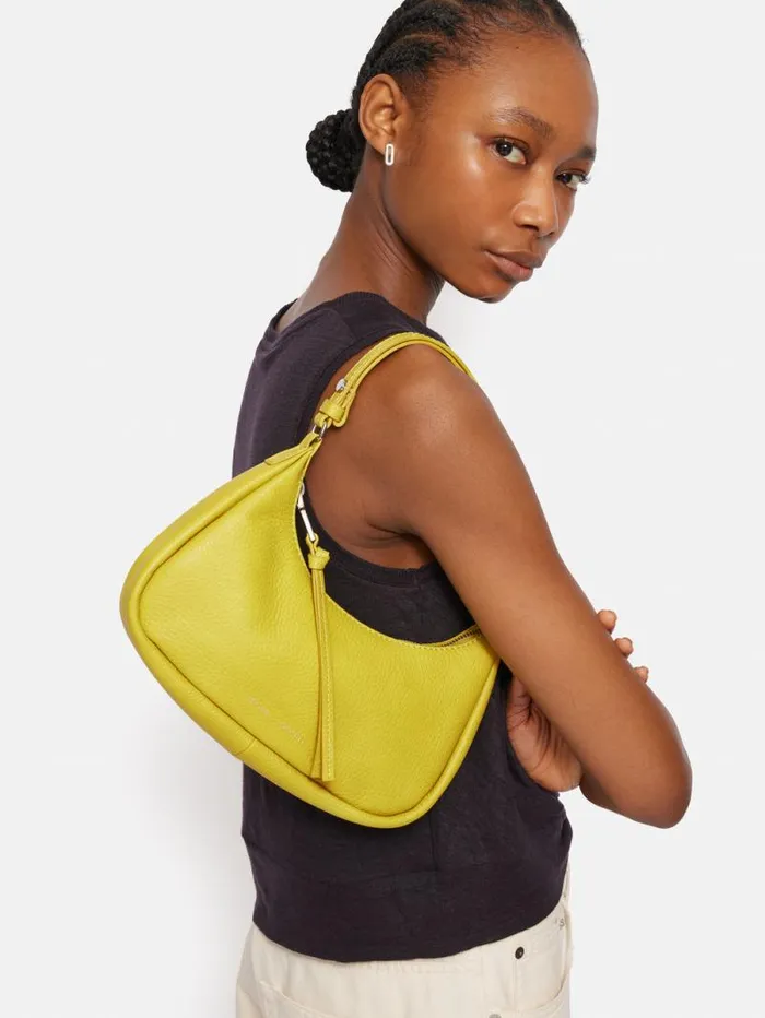 Crescent Bag Small Yellow Women Jigsaw Bags