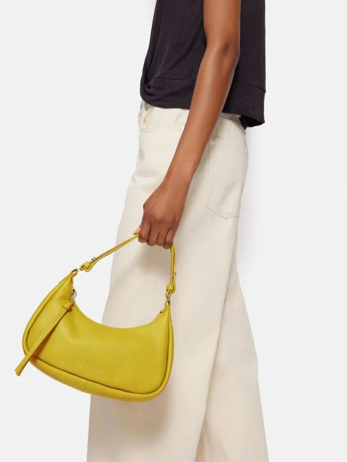 Crescent Bag Small Yellow Women Jigsaw Bags