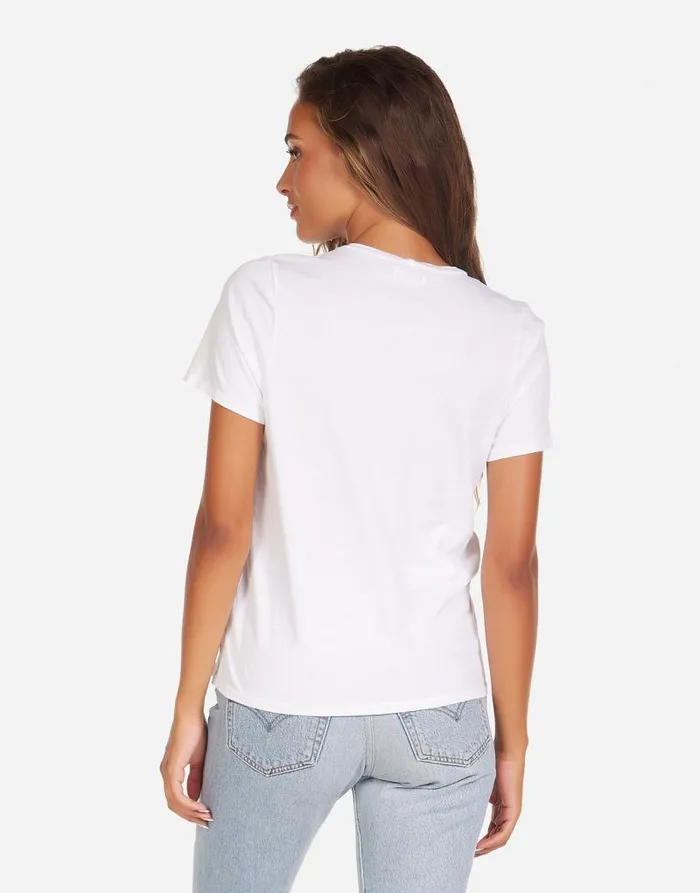 Croft Bandana Lip White Women Lauren Moshi Short Sleeve