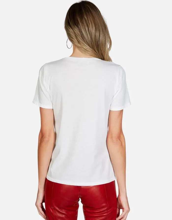 Croft Pot Leaf Milk Women Lauren Moshi Short Sleeve